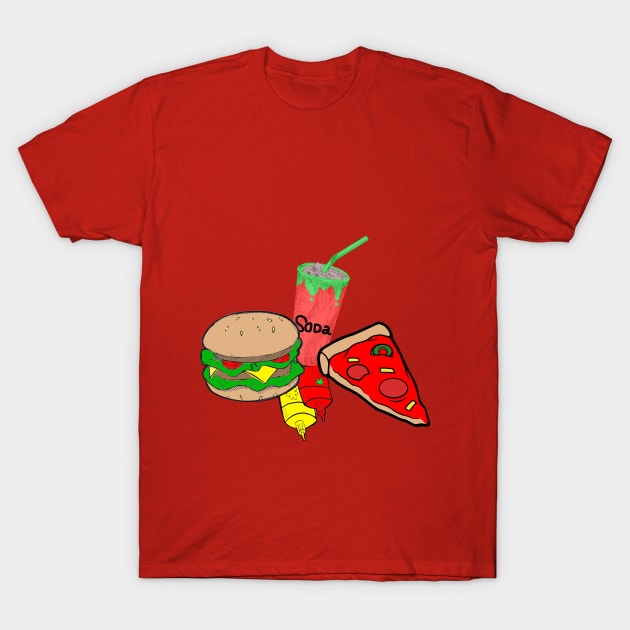 Evil food T-Shirt by DrTigrou